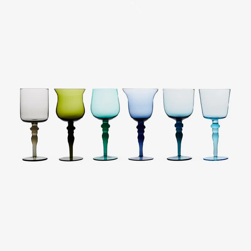 Bitossi Home | Nuance Assorted Wine Glasses  - Set of 6