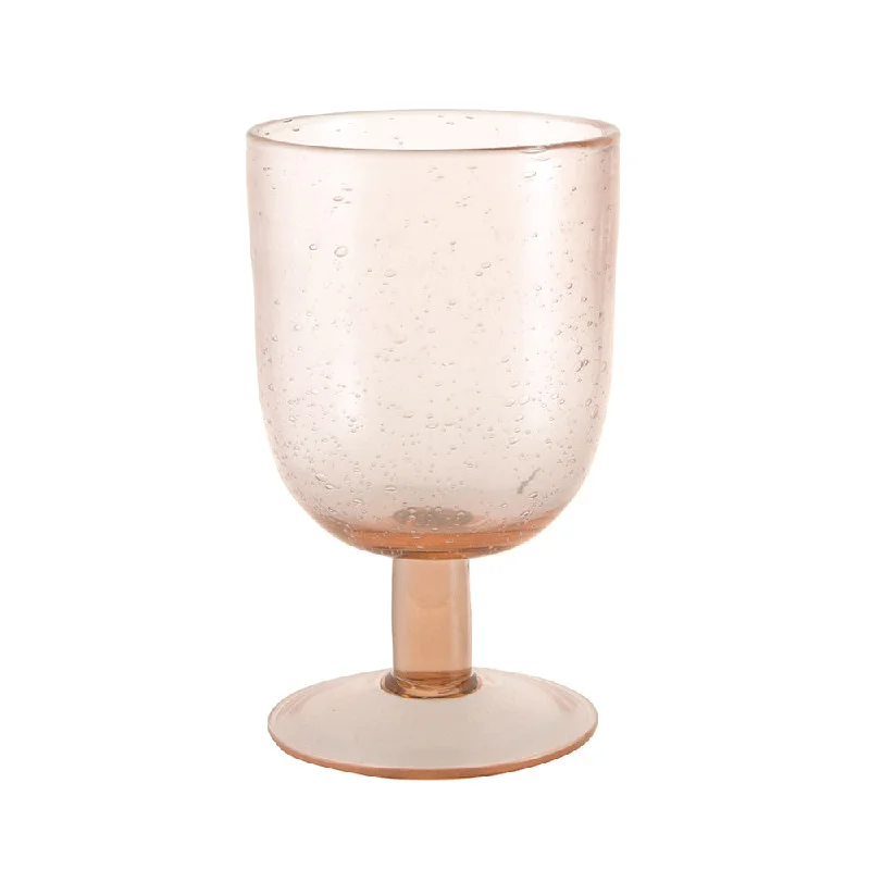 Wine Glass Bubble Rose Pink 350ml