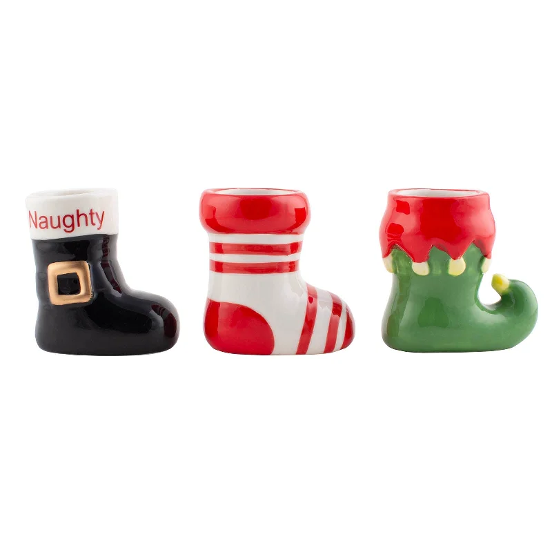 BarConic® Tiki Drinkware - Christmas Stocking Shot Set - 2oz