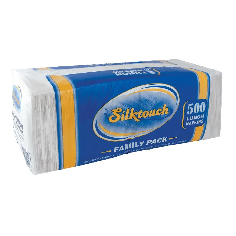 Silktouch Lunch Napkins - Family Pack (500 ct.) - White (#02931)