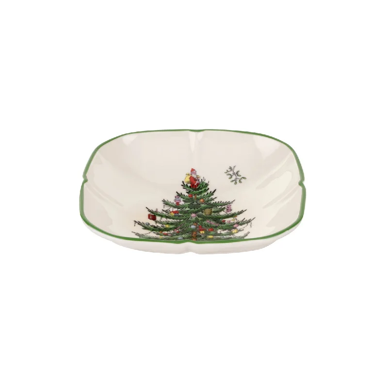 Spode Christmas Tree Square Dish 14cm