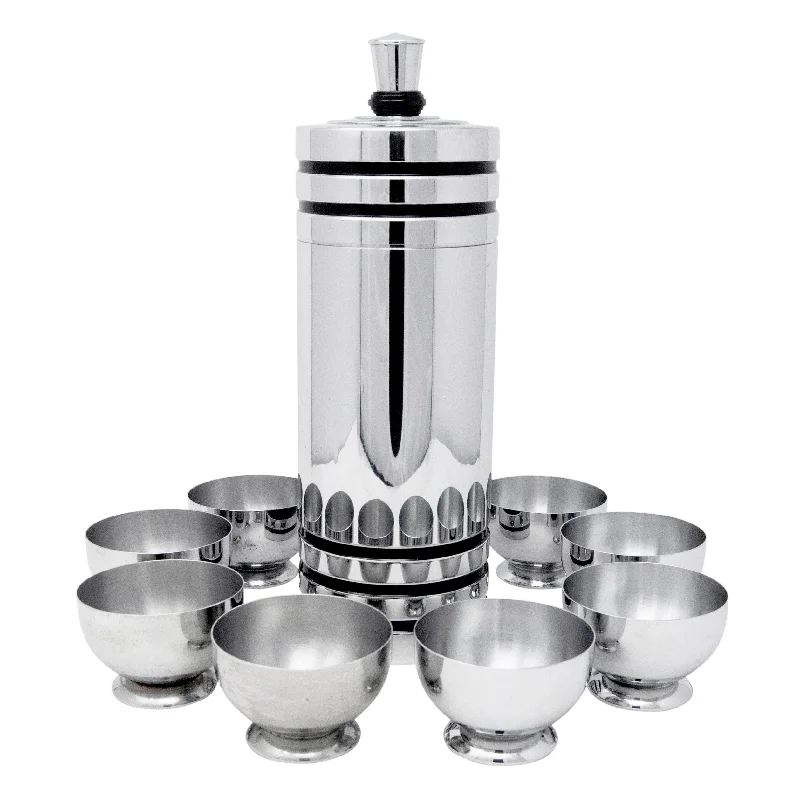 Chase Black Lines Gaiety Cocktail Shaker Set