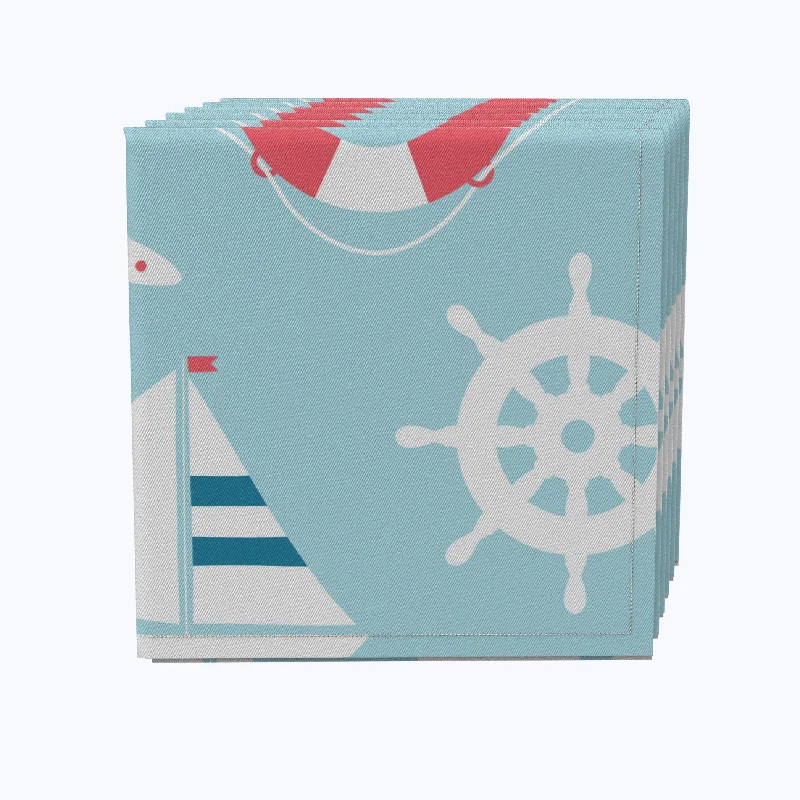 Cartoon Nautical Adventure Napkins