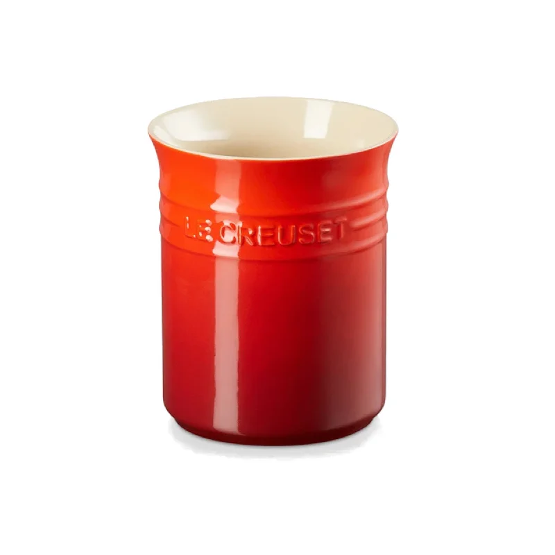 Le Creuset Stoneware Utensil Jar Cerise Small