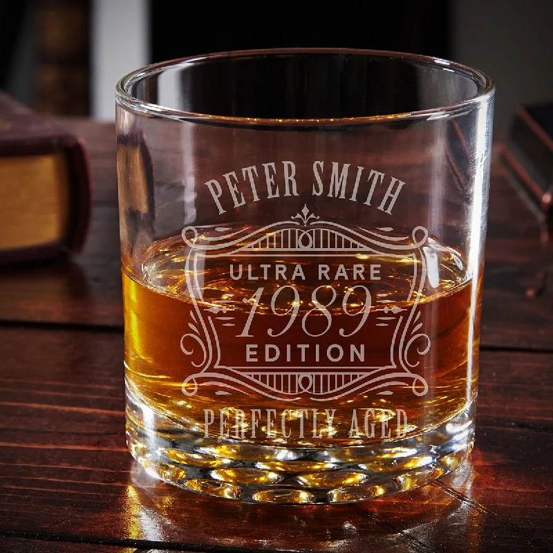 Engraved Buckman Whiskey Glass