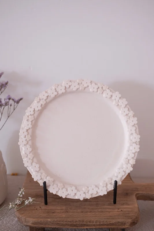 Tomoko Sano 佐野 智子 Flower Plate - 20cm