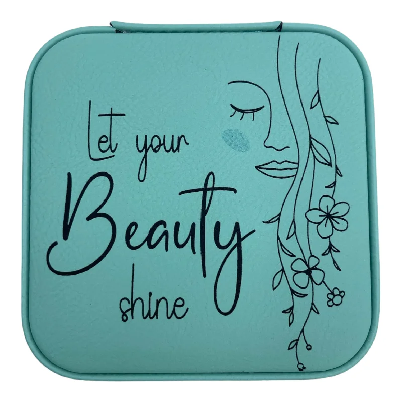 Leatherette Travel Jewelry Box {Let your Beauty shine}