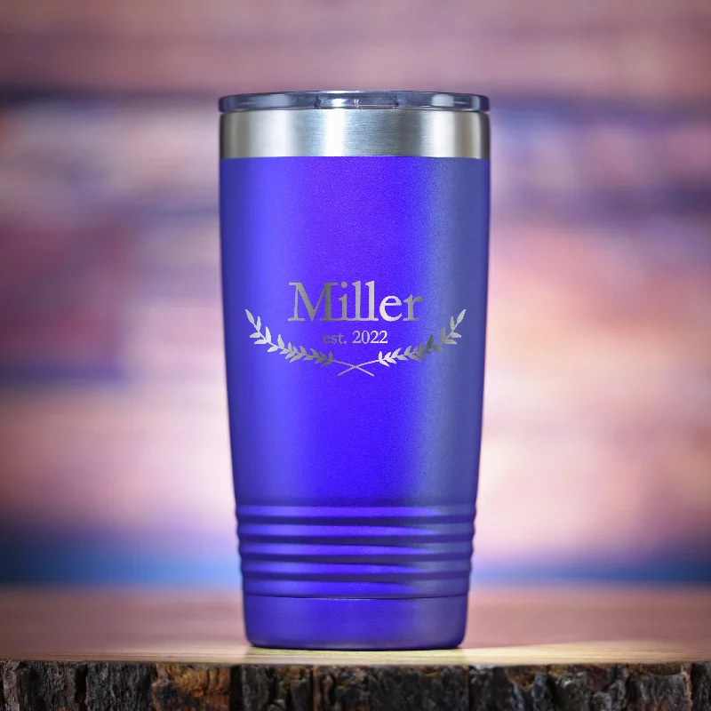 Wedding Favor Travel Tumbler Gift