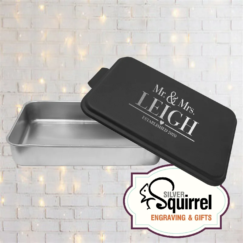 Aluminum Baking Pan {Mr & Mrs}