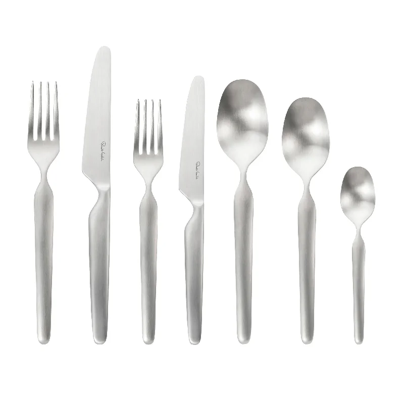 Bergen Satin Cutlery Set, 56 Piece for 8 People