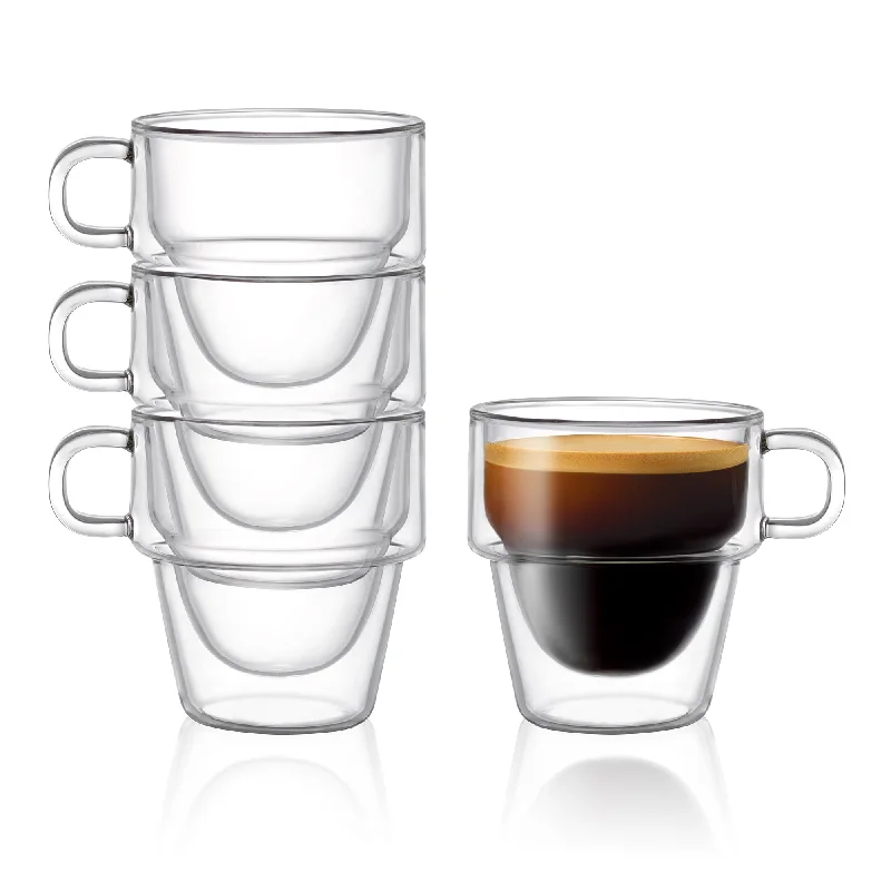 Stoiva Double Wall Espresso Glasses