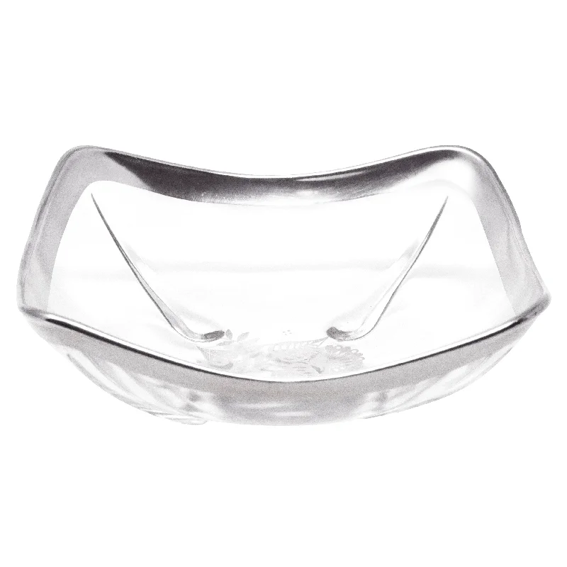 Georges Briard Sterling Silver Overlay Glass Bowl