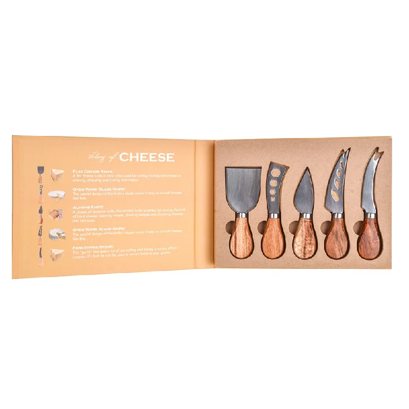 Acacia Wood Set/5 Cheese Knife