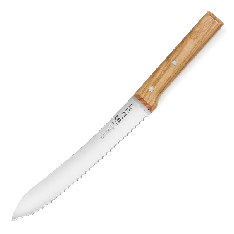 Opinel Parallele Olivewood 8.25" Bread Knife