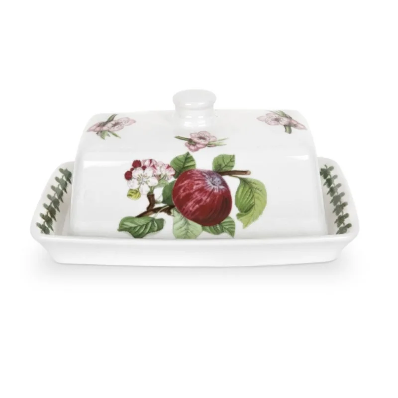 Portmeirion Pomona Covered Butter Dish 18cm