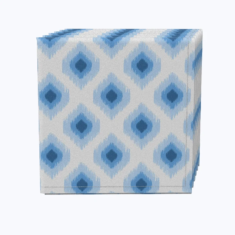 Light Blue Ikat Design Napkins