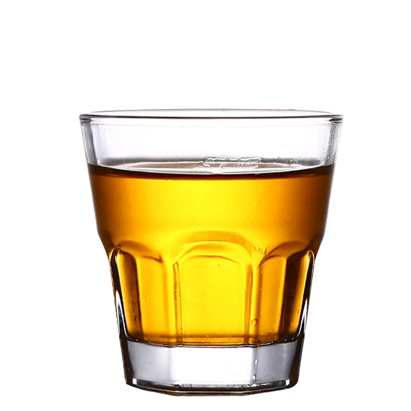 Tempered Glass Beer Mug Cup Heat-Resistant Tea Cup Spirit Cup Whiskey Cup Thickened Bar Ktv