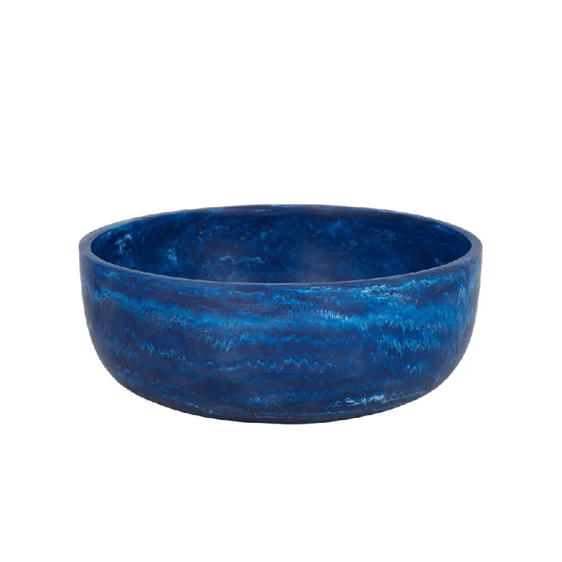 Assemble Kip Resin Salad Bowl 24x10cm - Cobalt