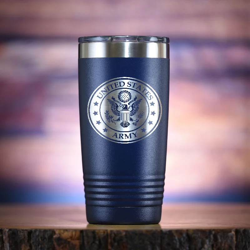 Army Travel Coffee Tumbler Yeti Style