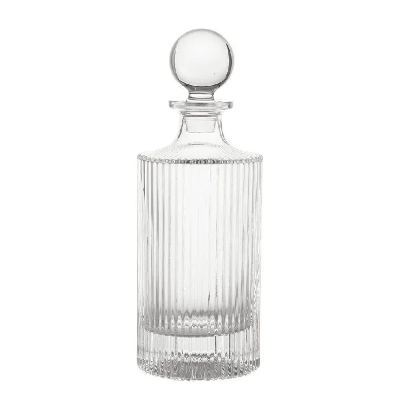 DECANTER Henry Ribbed Clear 1L