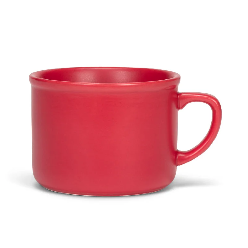 Abbott Cappuccino Matte Red, 8oz