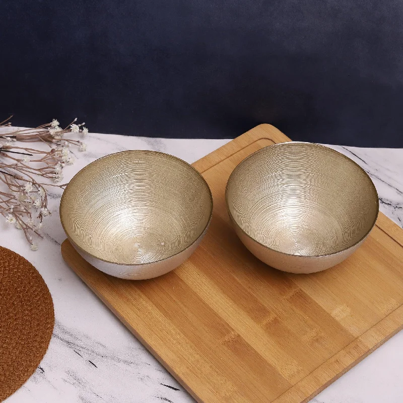 Champagne Color Hand Made Bowls 15 cm