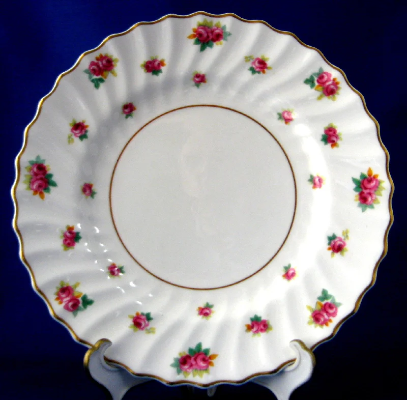 Royal Doulton Rosebud 6.25 Inch Bread And Butter Plate Rosebuds 1940s Tea Plate