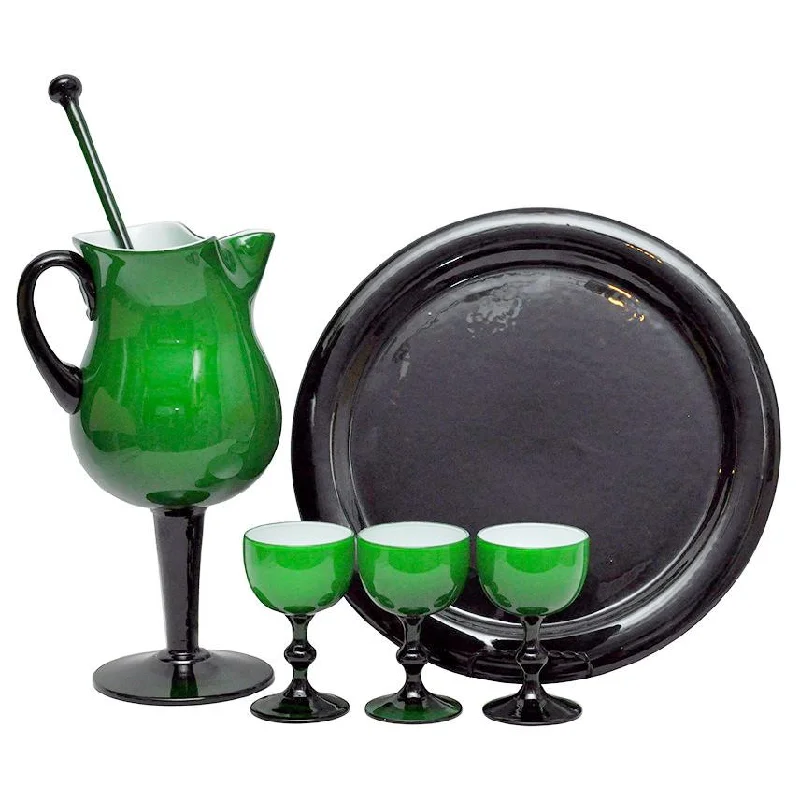 Carlo Moretti Green Cocktail Set