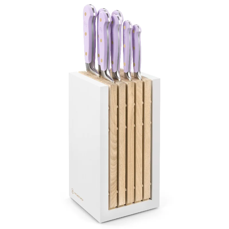 Wusthof Classic 8 Piece Purple Yam Knife Block Set