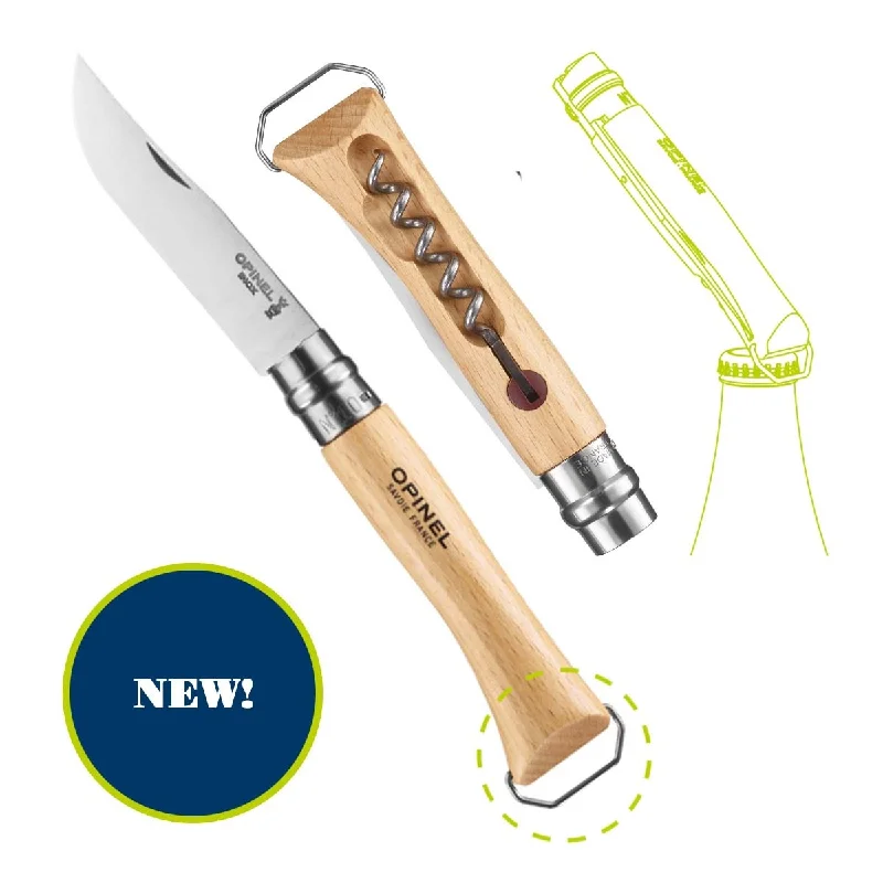 Opinel  No. 10 Corkscrew with Bottle Opener Knife