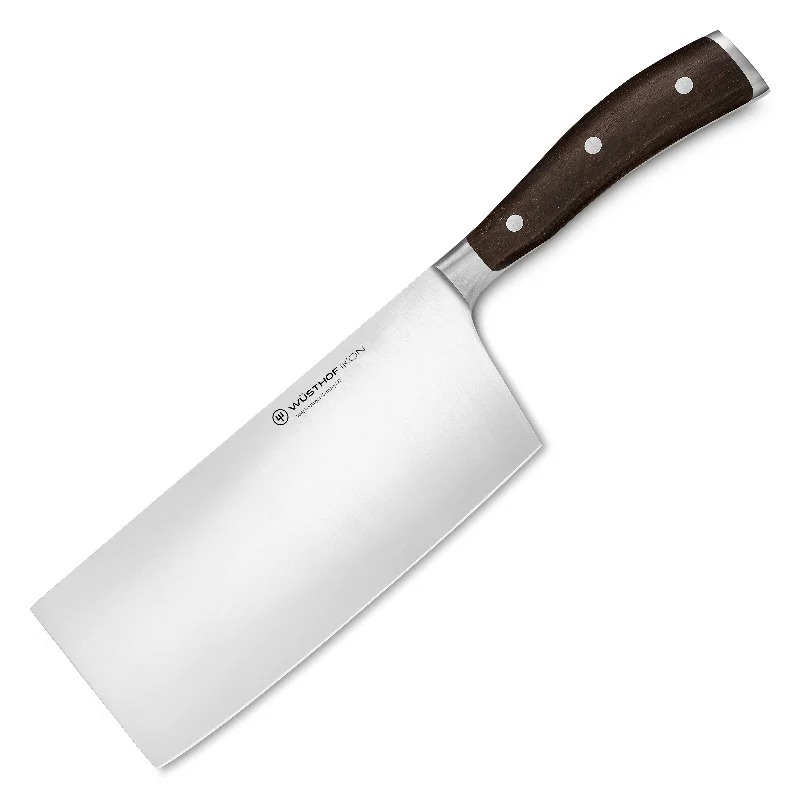 Wusthof Ikon Blackwood 7" Chinese Chef's Knife