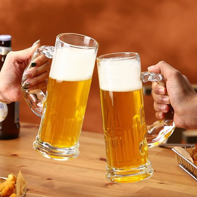 Muscle Handle Beer Mug Set of 2 600 ML