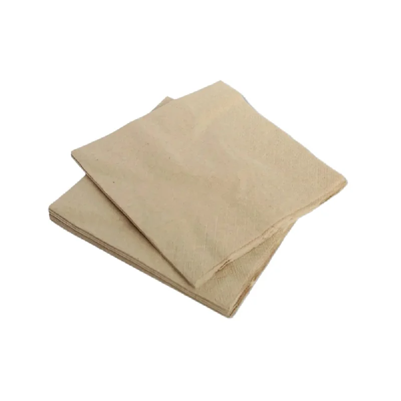 Recycled Kraft 2 Ply Cocktail Napkins - Pack of 250