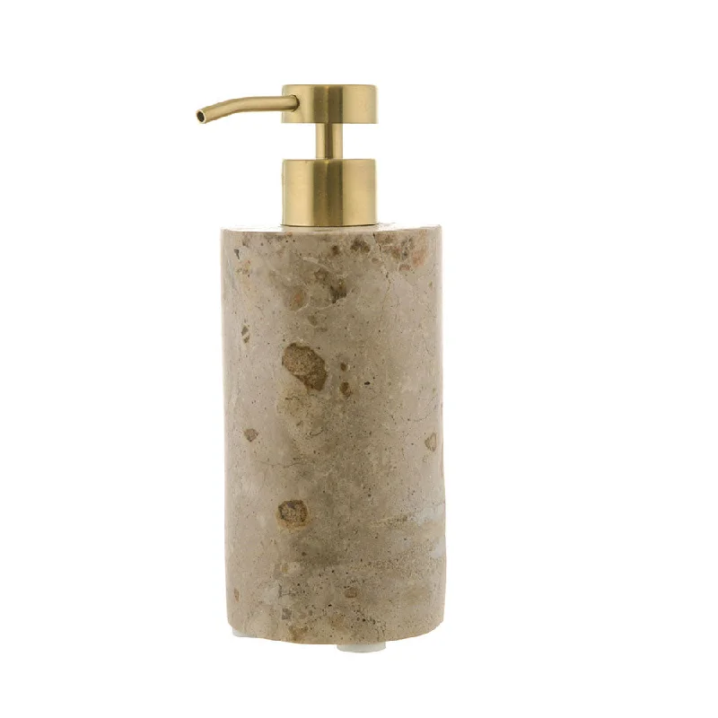 SOAP DISPENSER Fossil Marble 18x7cm