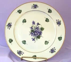 Dessert Plate 8 inch Wayside Pansy