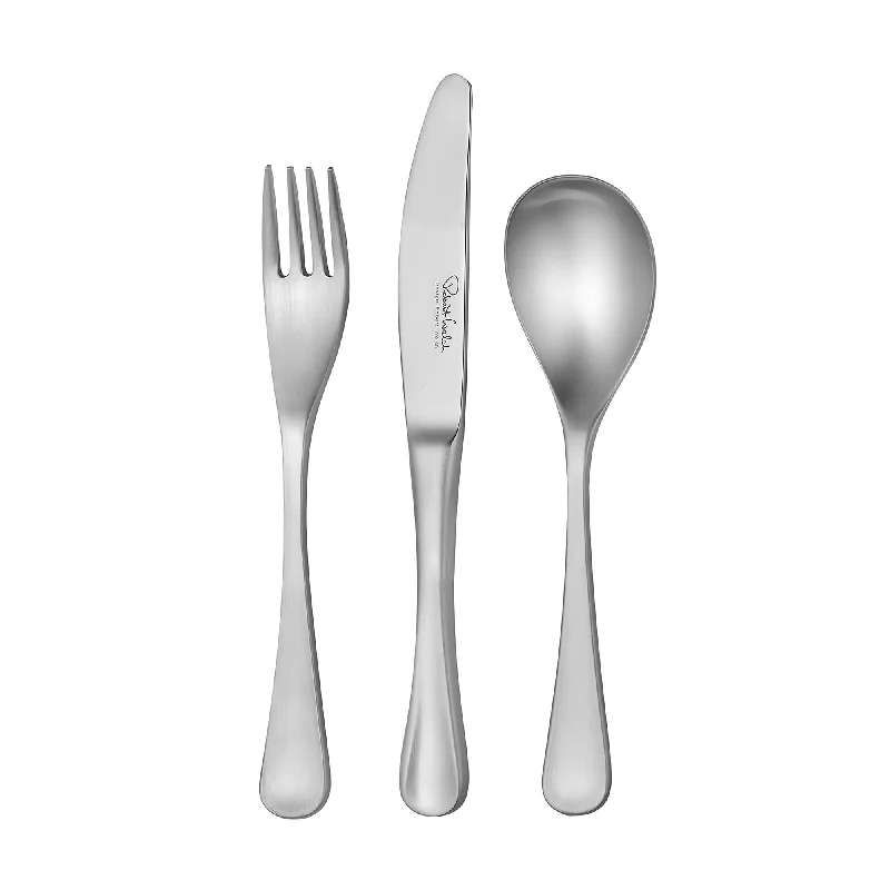 RW2 Satin Children's Cutlery Set, 3 Piece