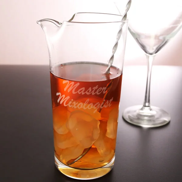 Engraved Master Mixologist 25.8 oz WMF German Mixing Glass