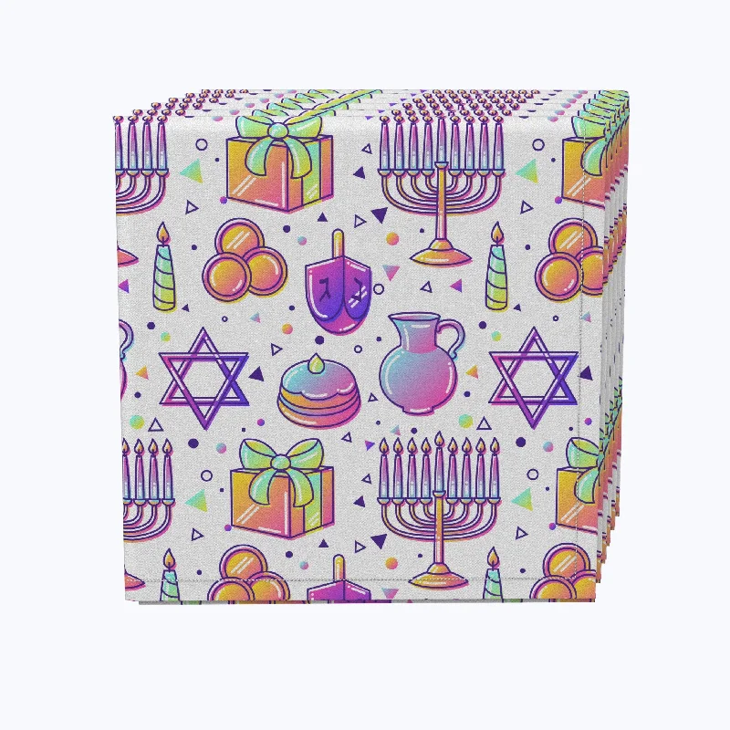 Purple Tint Hanukkah Napkins