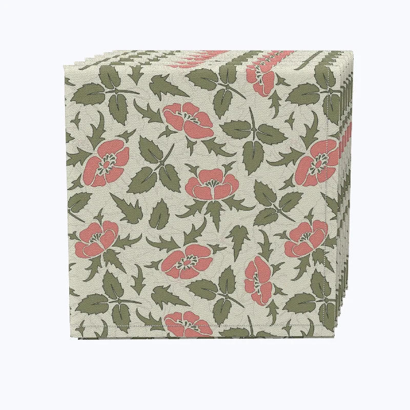 Floral 125 Cotton Napkins