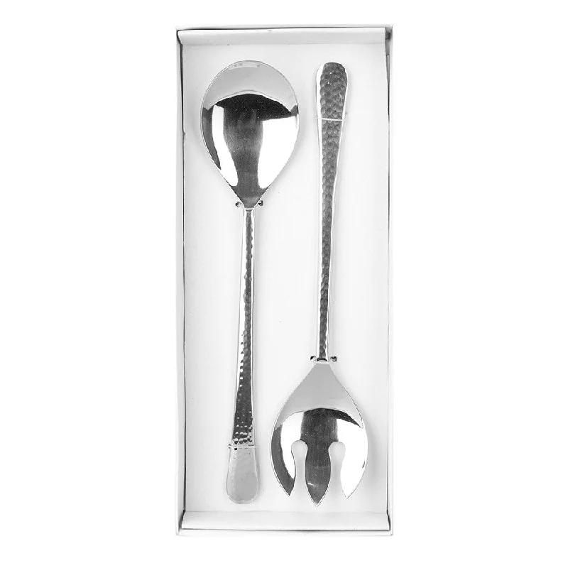 Salad Server Set/2 with Hammered Handle