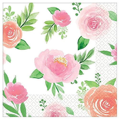 Baby Shower Sweet Floral Small Napkins