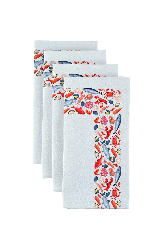 Fresh Seafood Garland Napkins