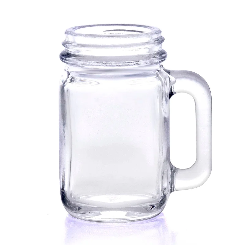 BarConic® Mini Mason Jar Shot Glass with Handle - 1.25 ounce