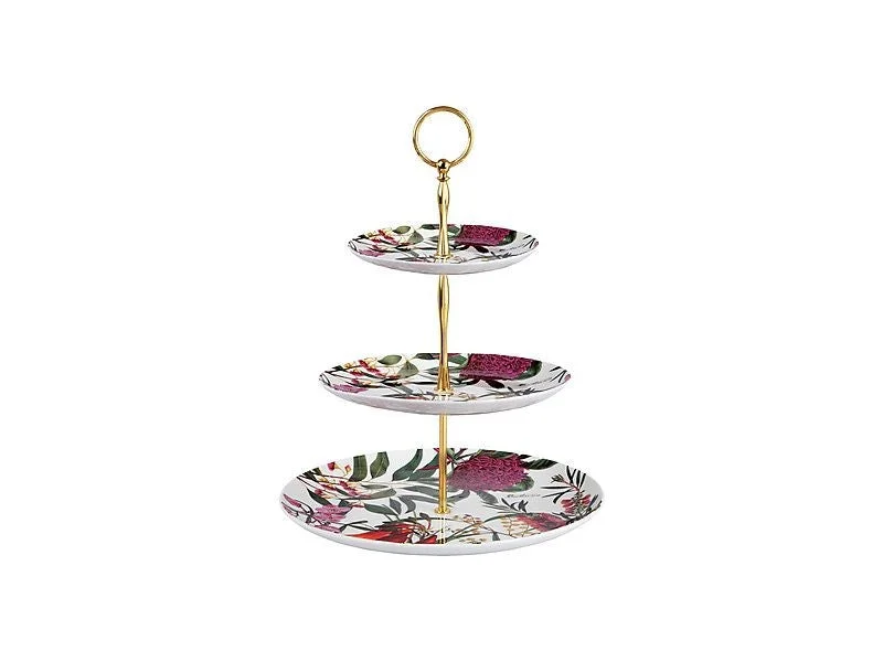 Maxwell & Williams Royal Botanic Gardens Australian Botanics 3 Tiered Cake Stand