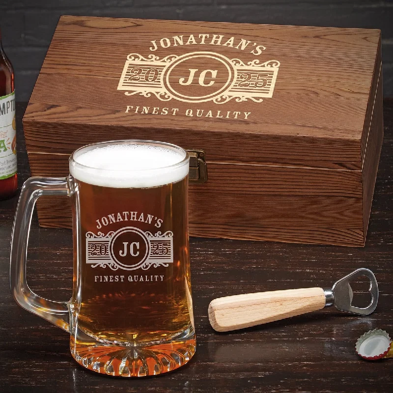 Personalized Beer Gift Set