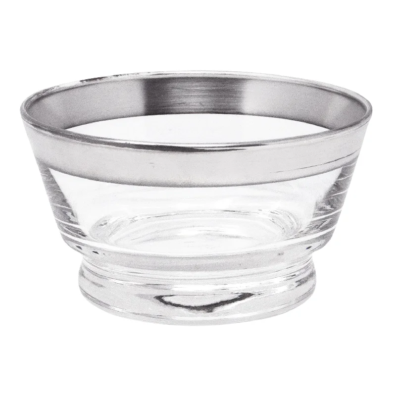 Libbey Sterling Silver Band Bowl