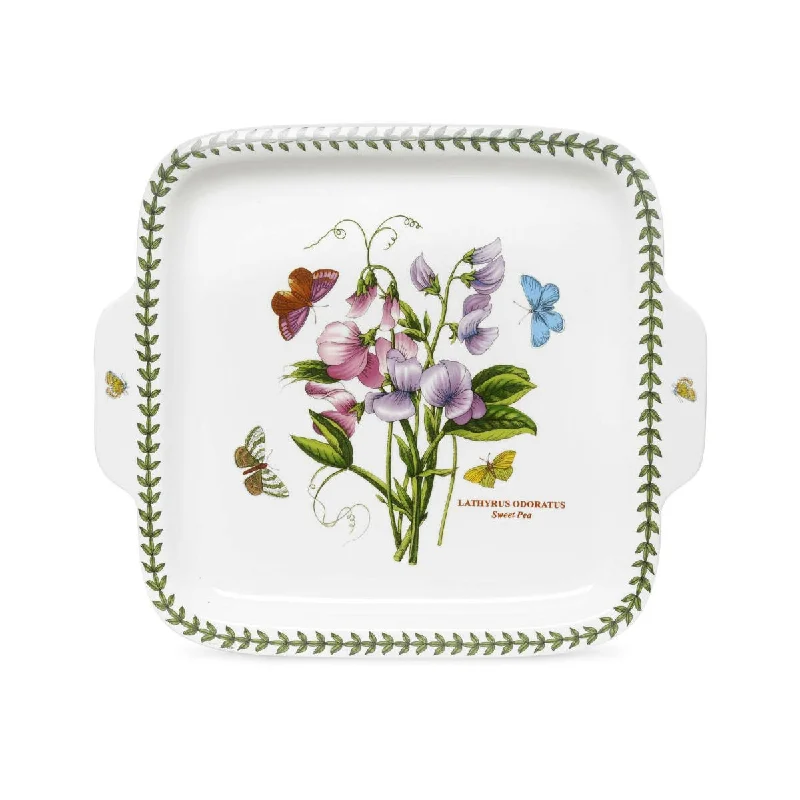 Portmeirion Botanic Garden Square Dessert Dish 32cm x 28cm