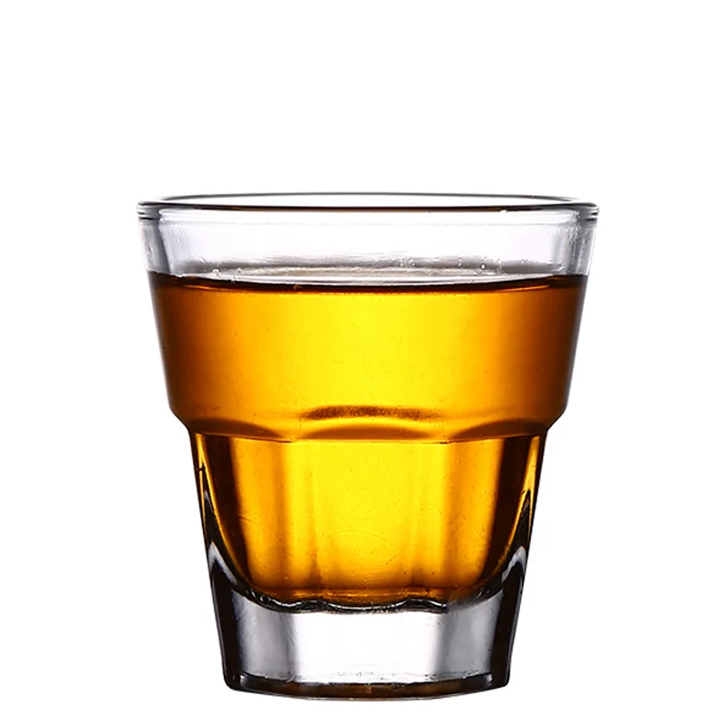 Lead-Free Tempered Glass Beer Spirit Glass Whiskey Glass Thickened Wine Glass Bar Household Water Glass