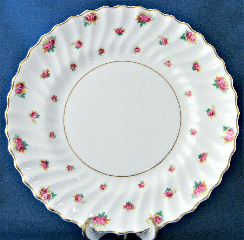 Royal Doulton Rosebud Dinner Plate Rosebuds 1940s 10.5 Inch Romantic