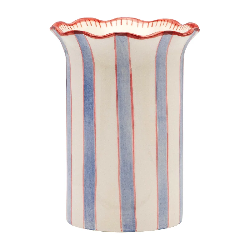 Magical Sky Ceramic Vase | Blue & Red